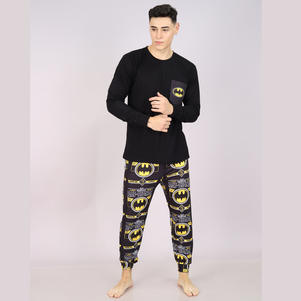 Pijama Manga Larga Batman Hombre