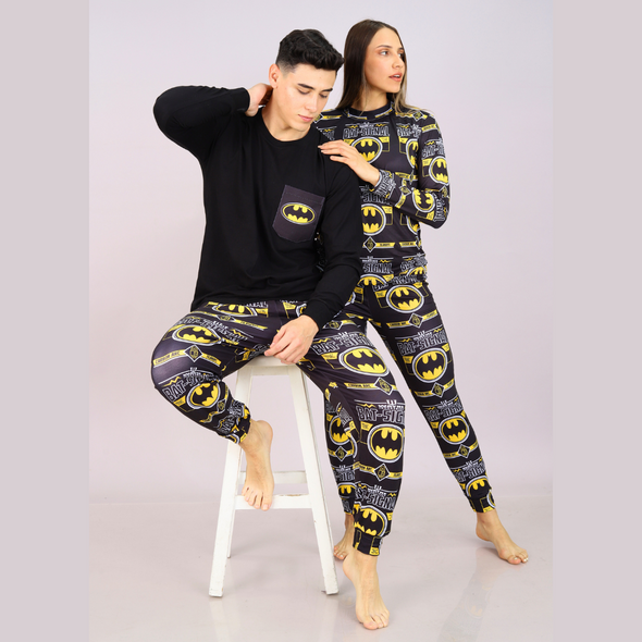 Pijama Manga Larga Batman Hombre y Mujer