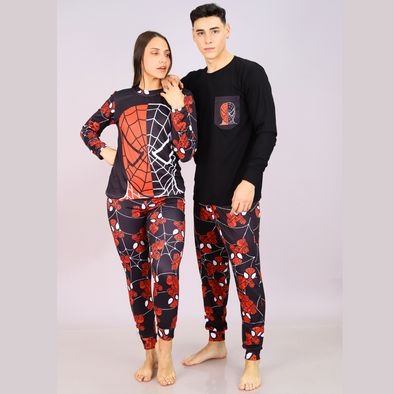 Pijama Manga Larga Spider Man Hombre y Mujer