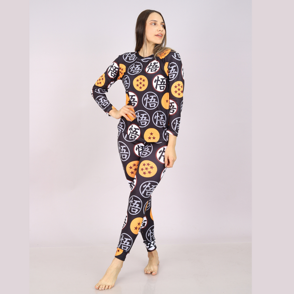 Pijama Manga Larga Dragon Ball Mujer