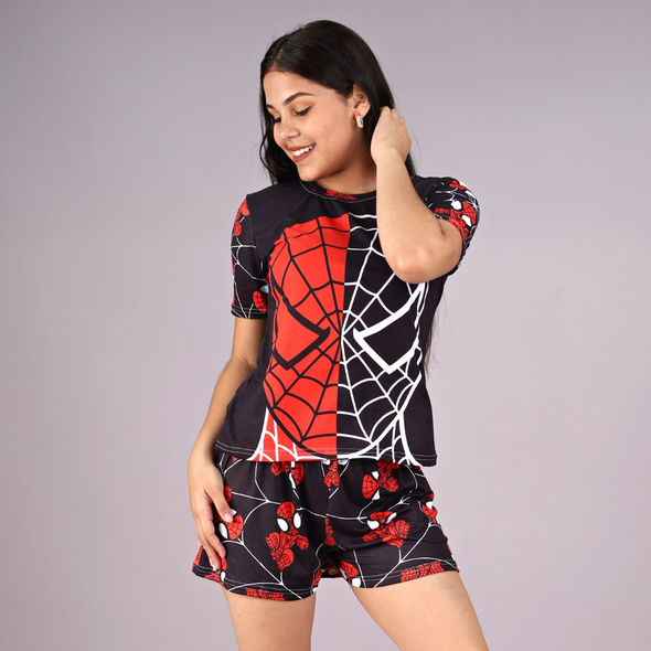 Pijama Spider Man Match Hombre y Mujer