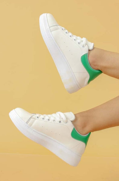 Zapatillas Dolce Blanco Verde