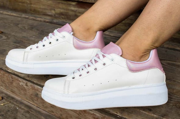 Zapatillas Dolce Blanco Lila