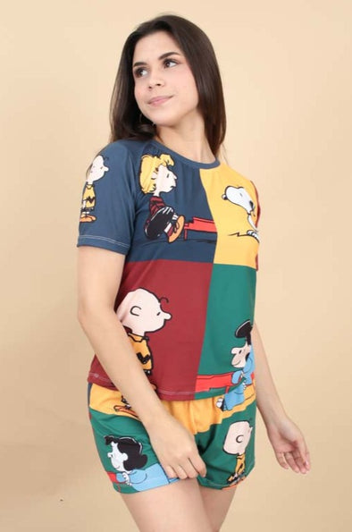 Pijama Peanuts Mujer