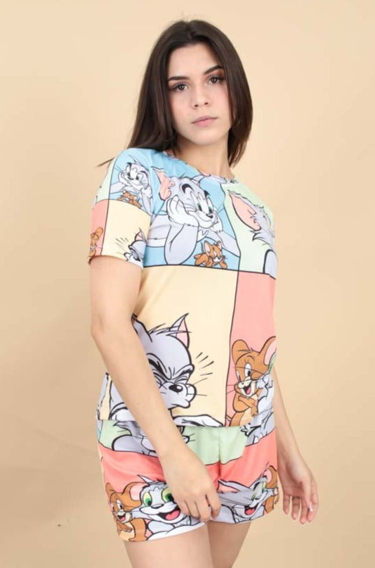 Pijama Tom & Jerry Mujer