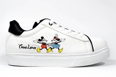 Zapatillas Mickey & Minnie Blanco Negro