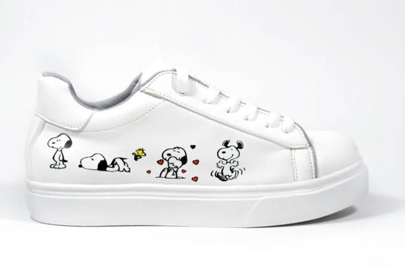 Zapatillas snoopy blanco