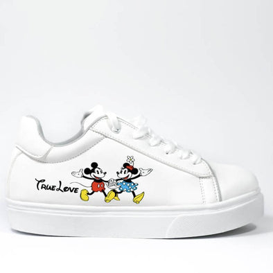 Zapatillas Mickey & Minnie Blanco