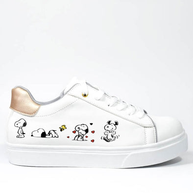 Zapatillas snoopy dorado