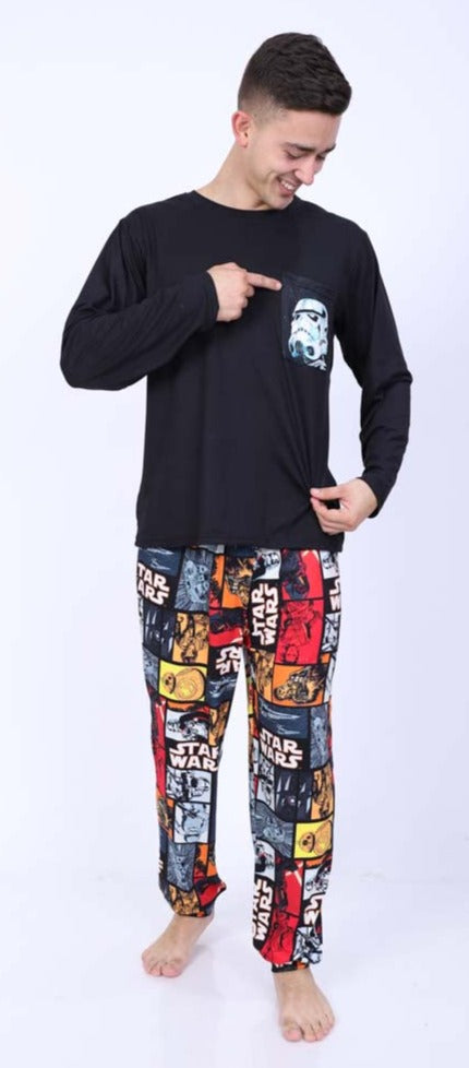 Pijama Manga Larga Star Wars Hombre