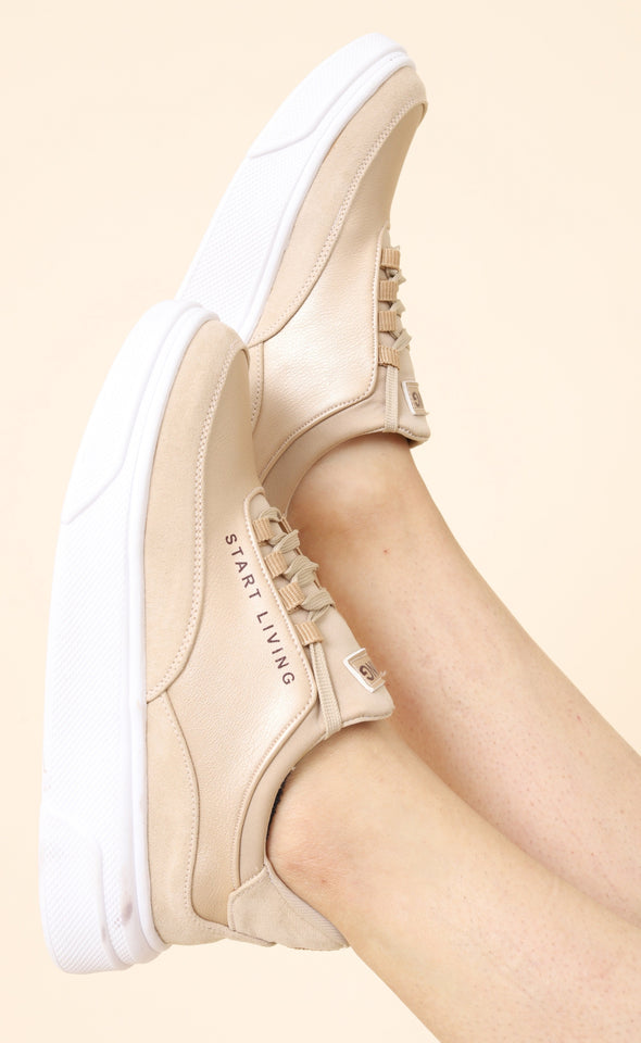 Zapatillas Luna Beige