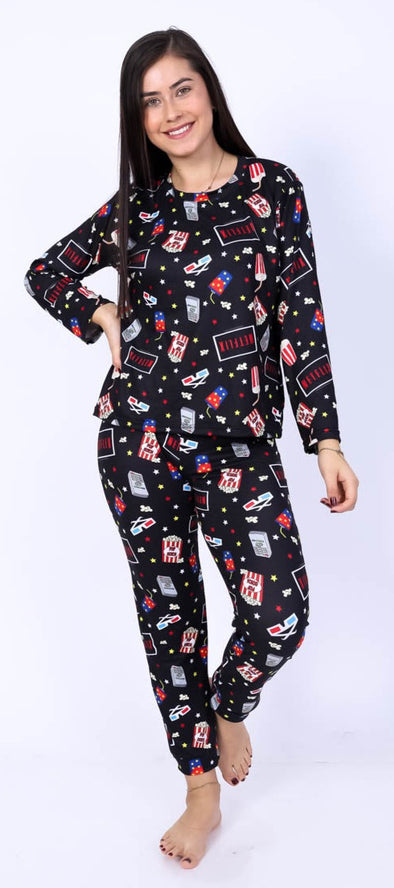 Pijama Manga Larga Netflix Mujer