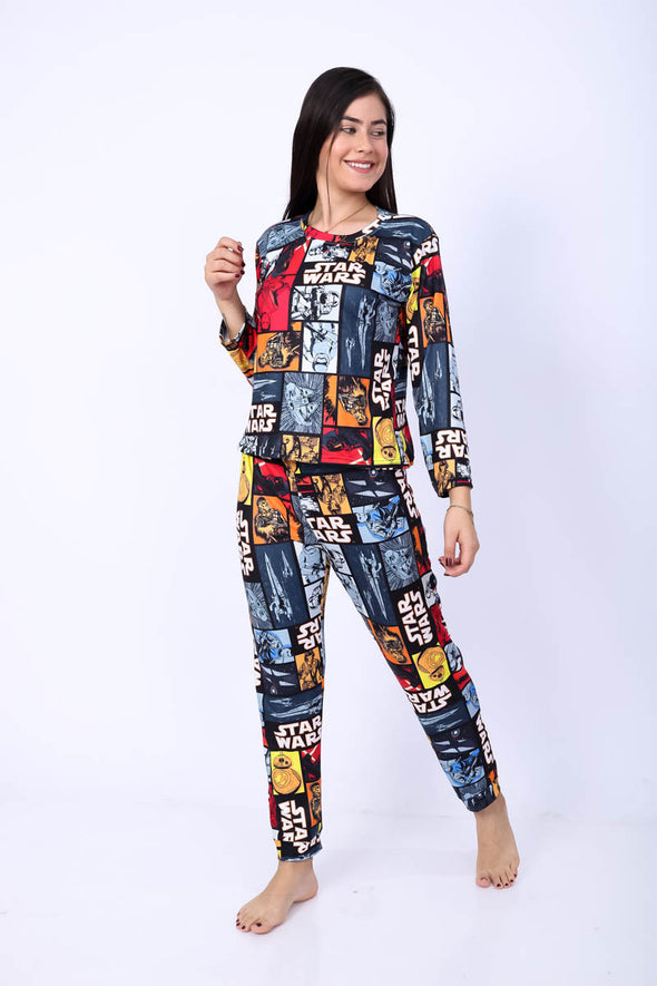 Pijama Manga Larga Star Wars Match Hombre y Mujer