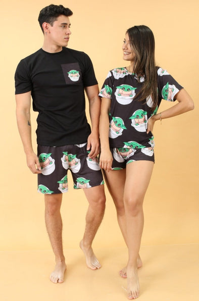 Pijama Baby Yoda Match Hombre y Mujer